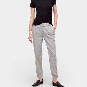 ARITZIA WILFRED Pants Women Size Large Gray Turquet Trouser Wool Cashmere Blend